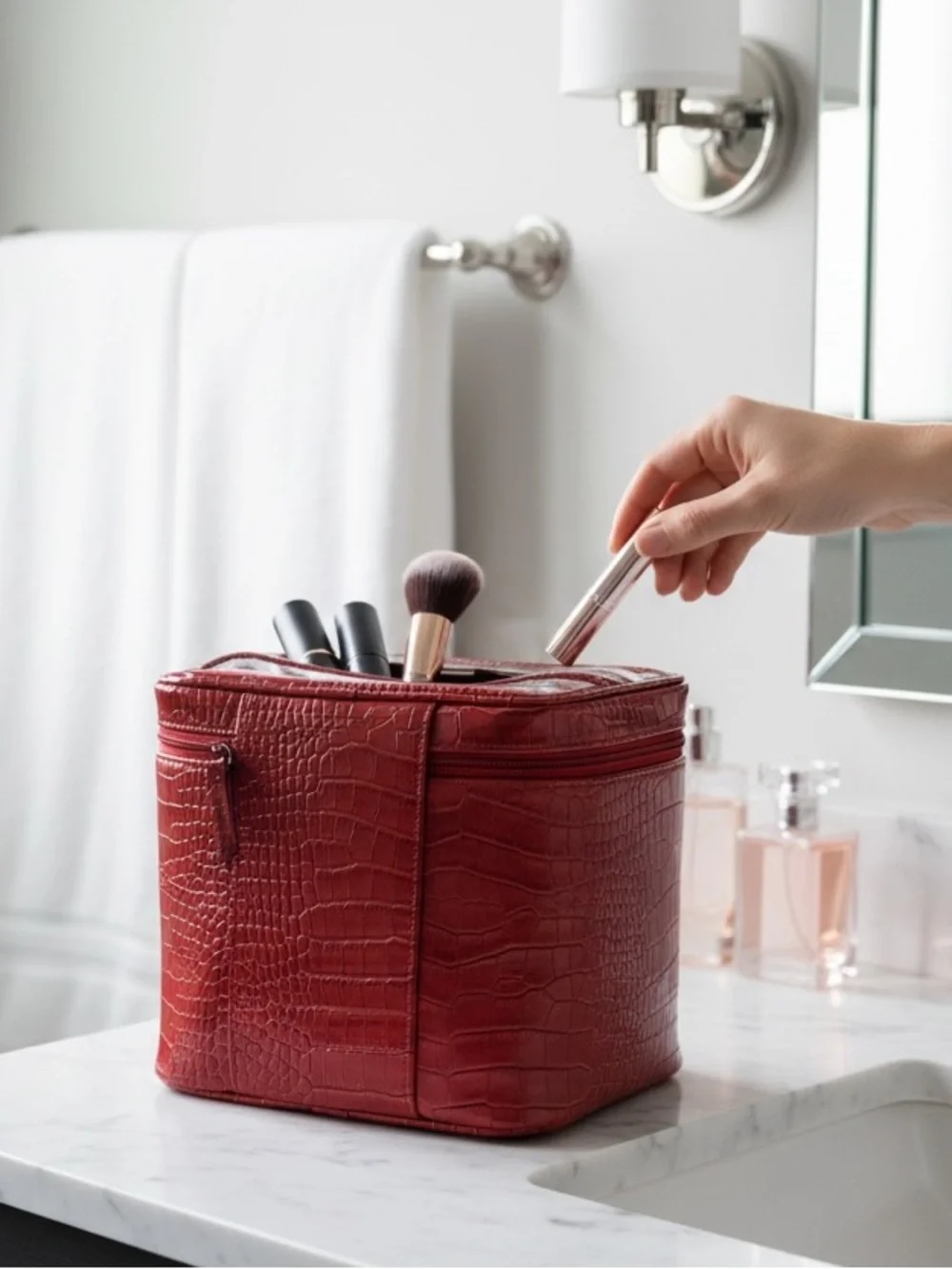 Ladies travel cosmetic bag